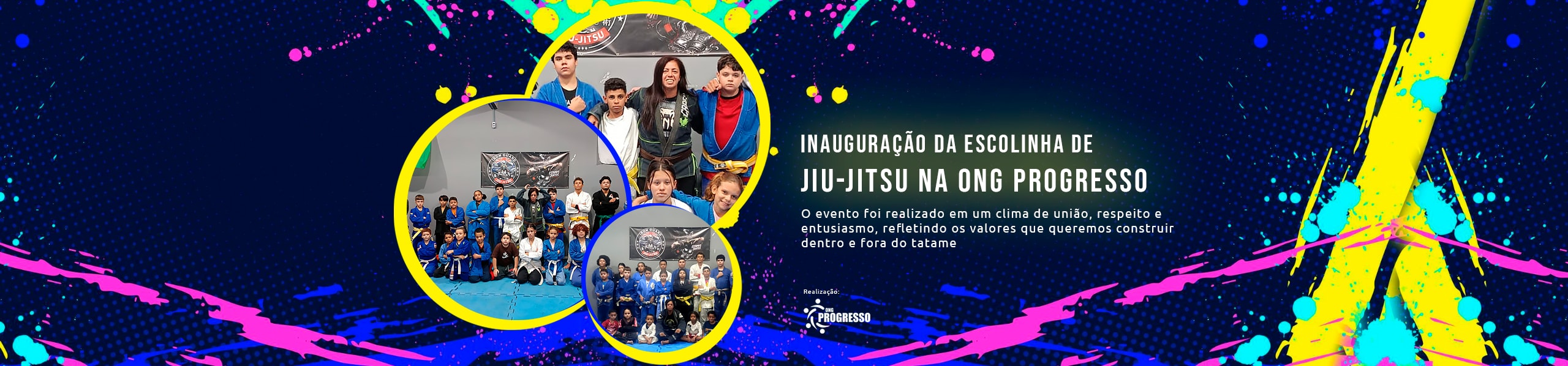 Banner: Escolinha de Jiu-Jitsu